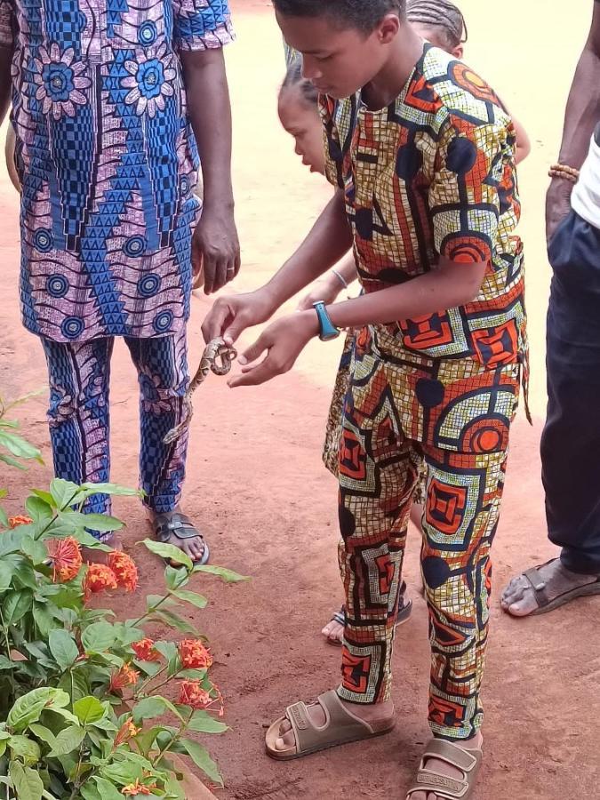 Chez Sabine Bed & Breakfast Abomey Bagian luar foto